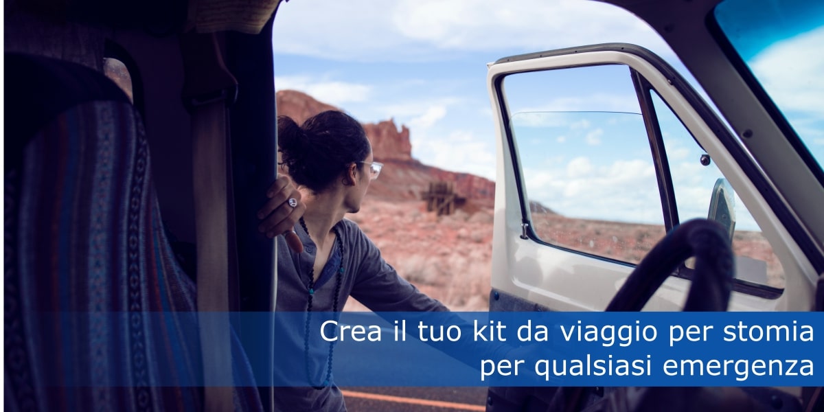 Crea il tuo kit da viaggio per stomia per qualsiasi emergenza